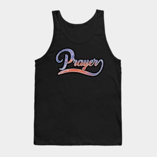 Prayer Colorful Typography Tank Top